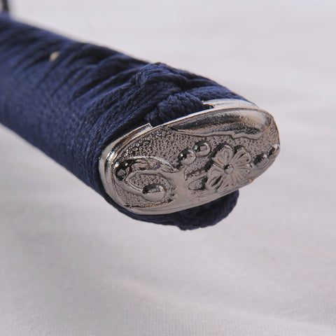 Hand Forged Japanese Ninja Sword Damascus Folded Steel Straight Blade Ninjiato Unokubi-Zukuri-SL-1102QQU-COOLKATANA