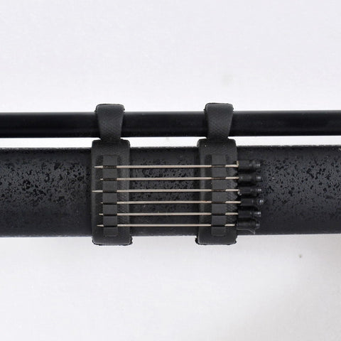 Hand Forged Japanese Ninja Sword Folded Steel Black Blade Iron Square Tsuba Blowing Needles-COOLKATANA-SL-1201-U