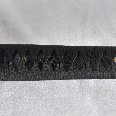Hand Forged Japanese Ninja Sword Folded Steel Black Blade Iron Square Tsuba Blowing Needles-COOLKATANA-SL-1201-U