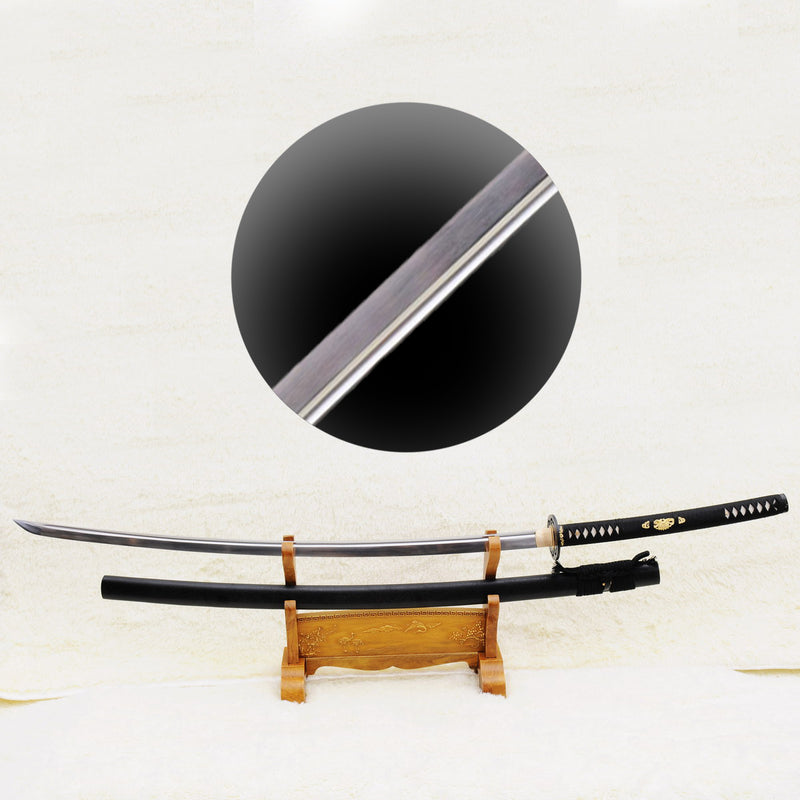 Hand Forged Japanese Nodachi 1095 Steel Japanese Long Sword Iron Tsuba 