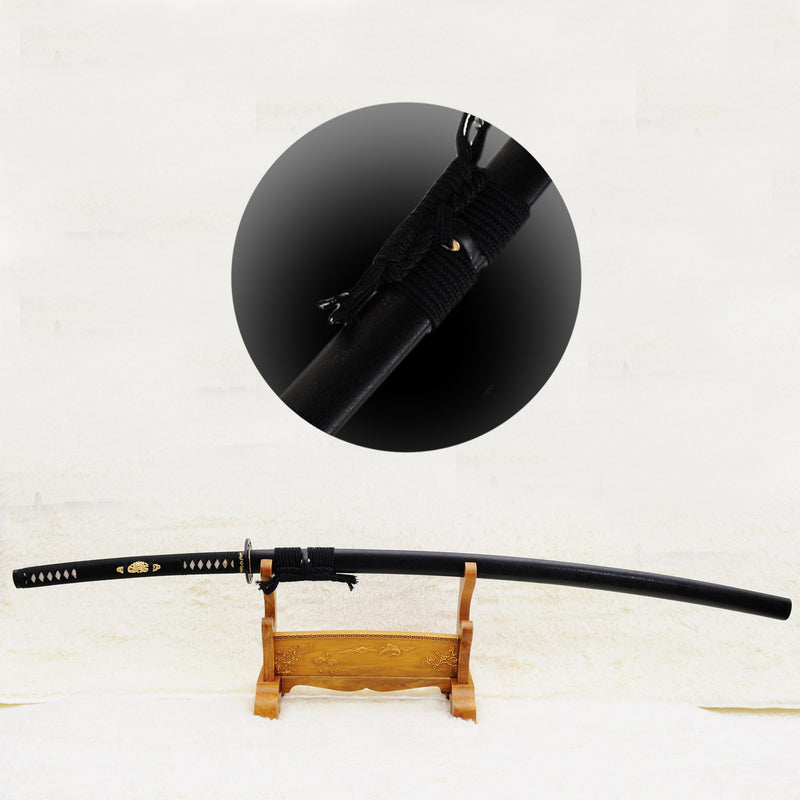 Hand Forged Japanese Nodachi 1095 Steel Japanese Long Sword Iron Tsuba 
