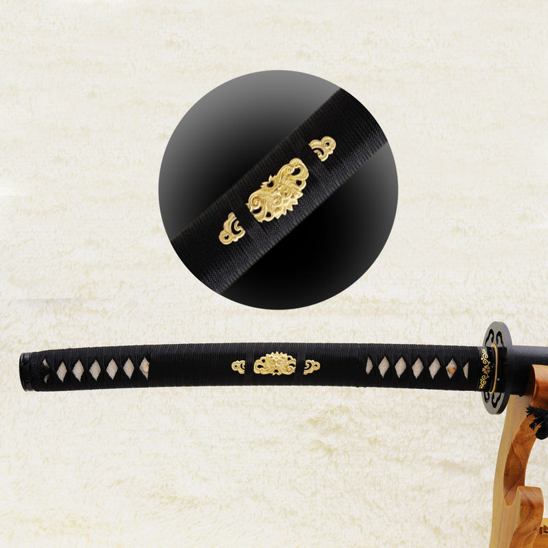 Hand Forged Japanese Nodachi 1095 Steel Japanese Long Sword Iron Tsuba 