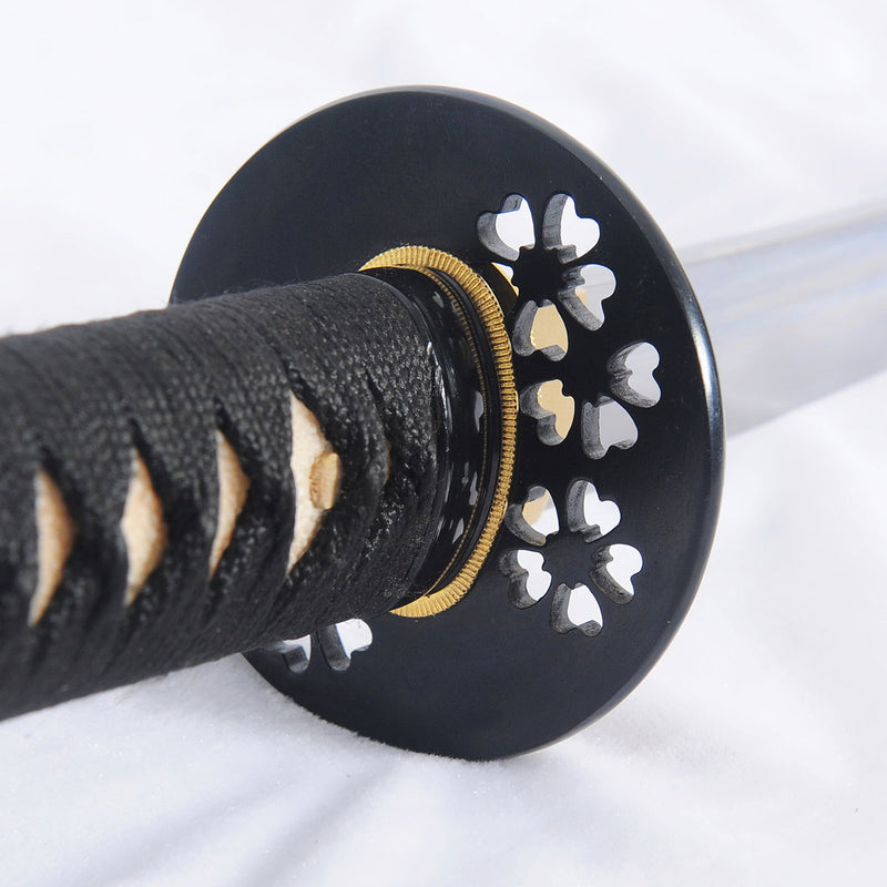 Hand Forged Japanese Samurai Katana Sword 1095 Carbon Steel Blade Full 