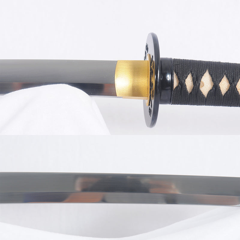 Hand Forged Japanese Samurai Katana Sword 1095 Carbon Steel Blade Full 