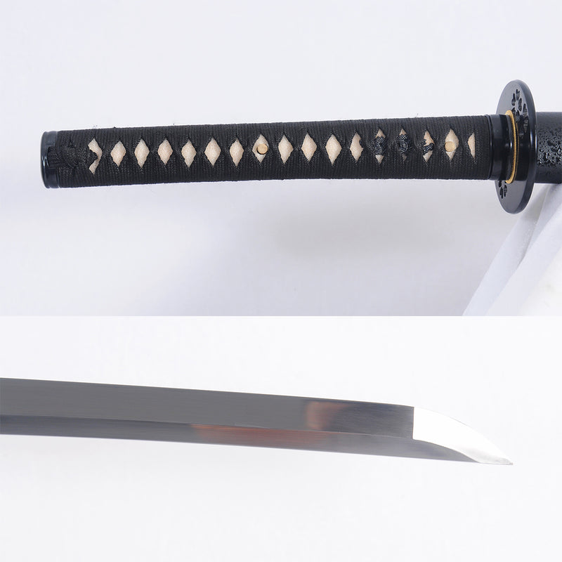 Hand Forged Japanese Samurai Katana Sword 1095 Carbon Steel Blade Full 