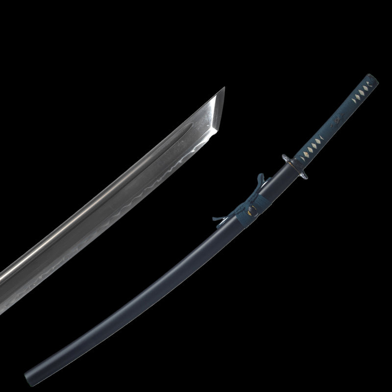 Hand Forged Japanese Samurai Katana Sword 1095 Carbon Steel Clay Tempe 
