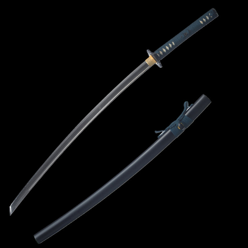 Hand Forged Japanese Samurai Katana Sword 1095 Carbon Steel Clay Tempe 