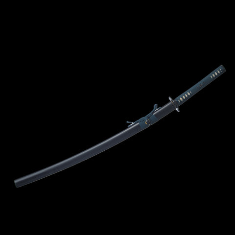 Hand Forged Japanese Samurai Katana Sword 1095 Carbon Steel Clay Tempered Kiriha-Zukuri-COOLKATANA-SL-1299-U