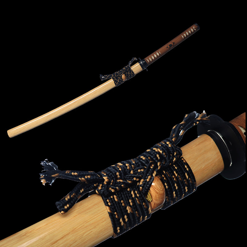 Handgeschmiedetes japanisches Samurai-Katana-Schwert Klinge aus 1095 Hartstahl mit handgraviertem Drachen - COOLKATANA 