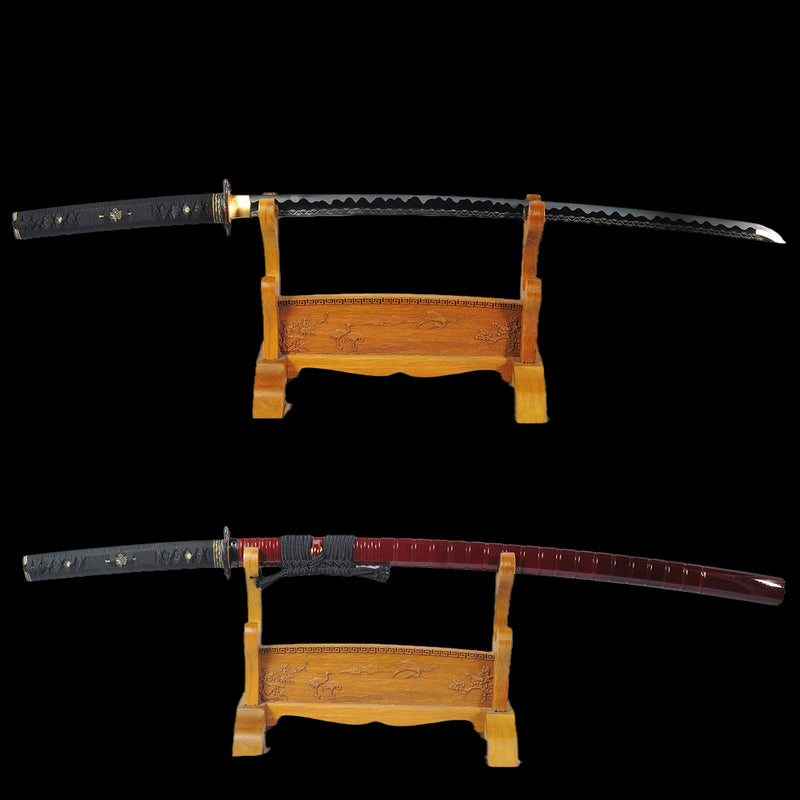Hand Forged Japanese Samurai Katana Sword 1095 High Carbon Steel Blade 