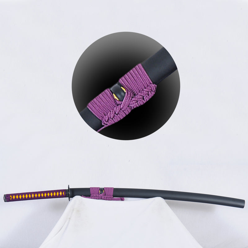 Handgeschmiedetes japanisches Samurai Katana Schwert 1095 Kohlenstoffstahl Blaue Klinge - COOLKATANA 