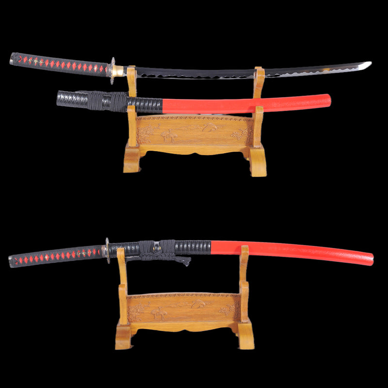 Hand Forged Japanese Samurai Katana Sword 1095 High Carbon Steel Fulll 