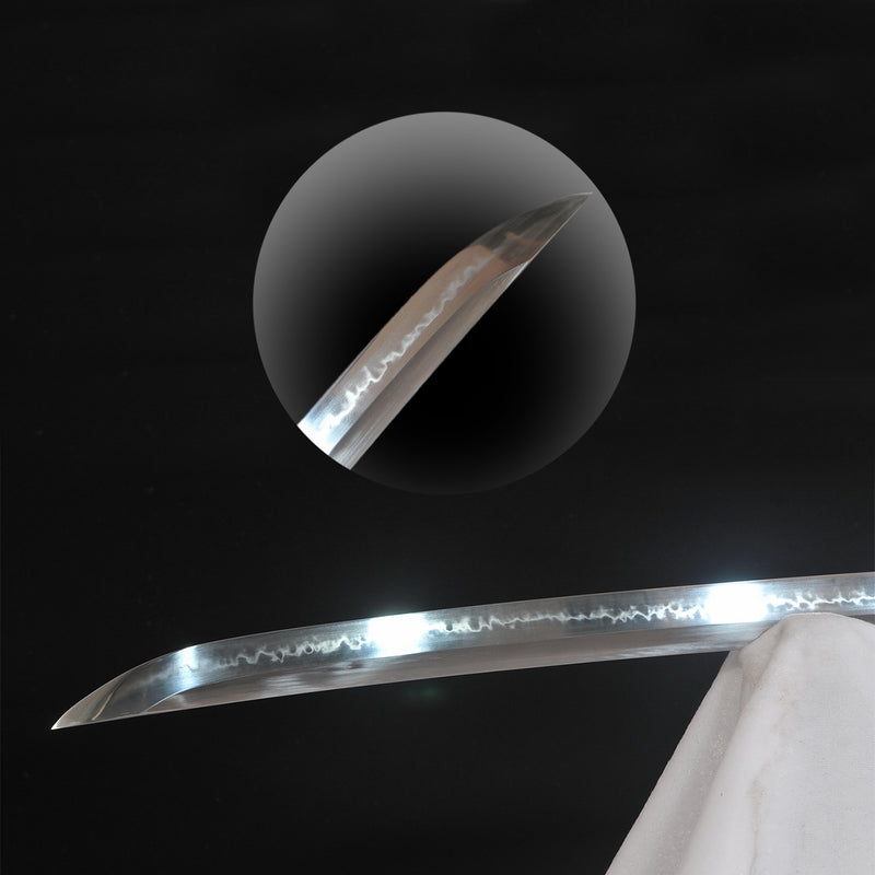 Hand Forged Japanese Samurai Katana Sword 1095 High Carbon Steel Shobu 