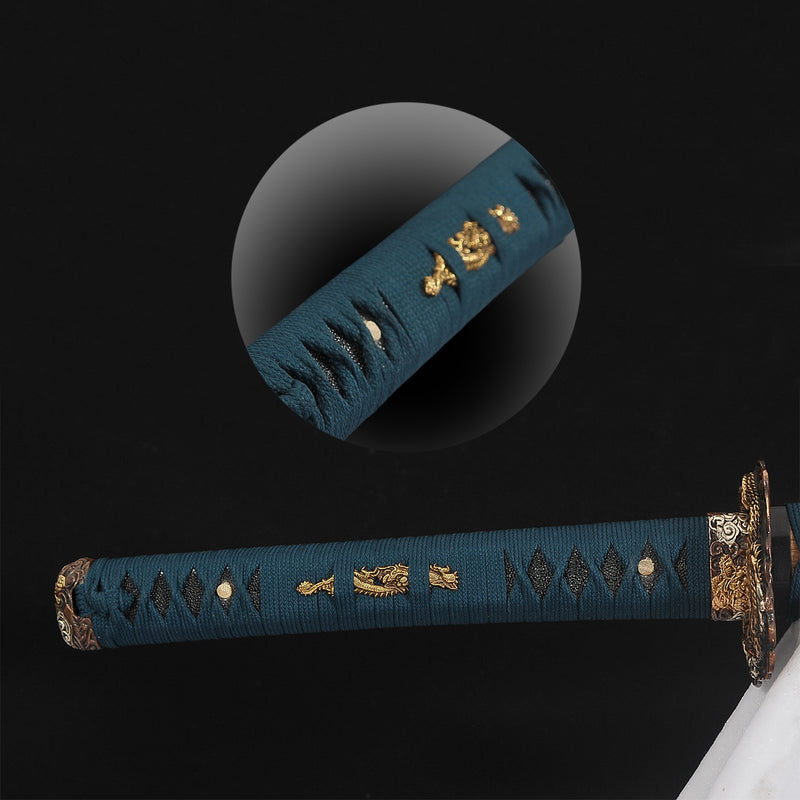 Hand Forged Japanese Samurai Katana Sword 1095 High Carbon Steel Shobu 