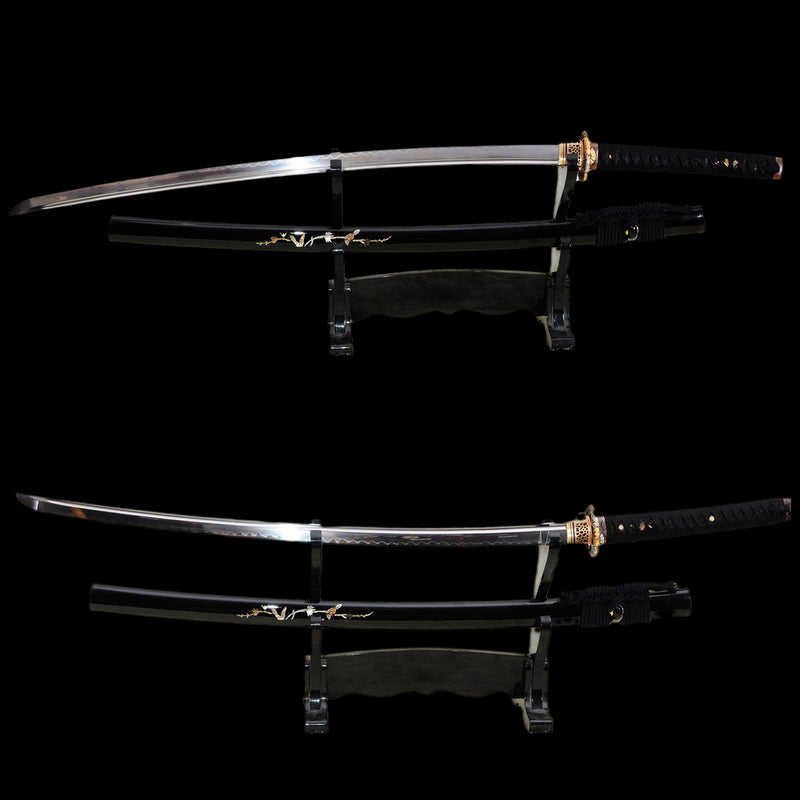 Hand Forged Japanese Samurai Katana Sword 1095 Steel Clay Tempered Bla 