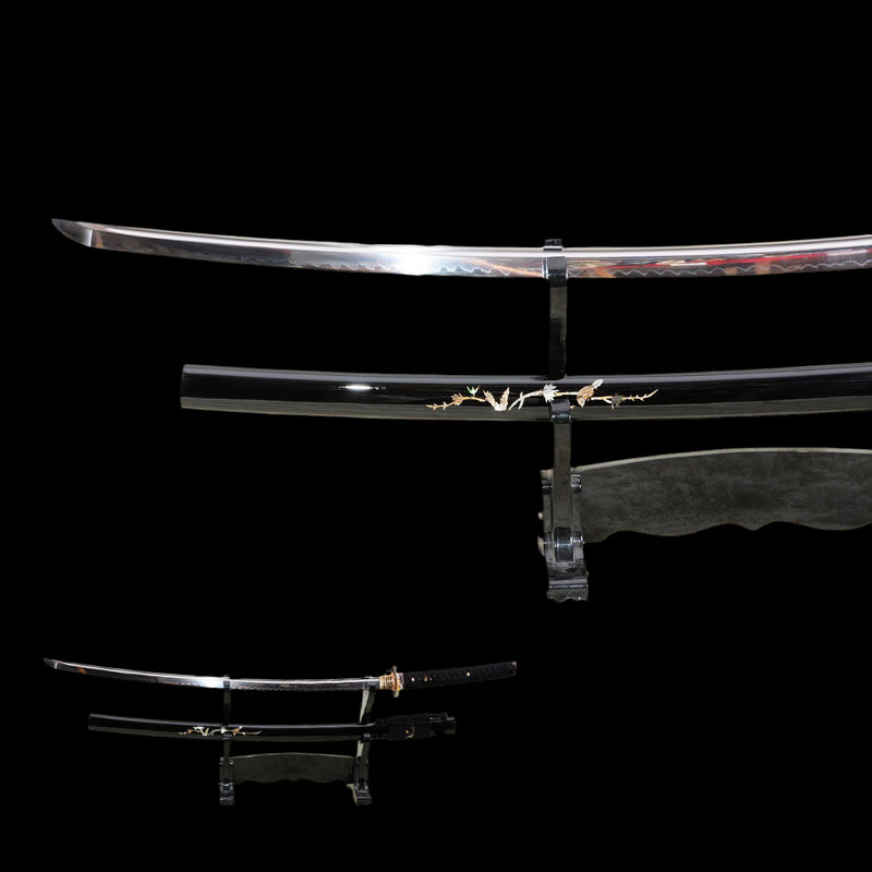 Hand Forged Japanese Samurai Katana Sword 1095 Steel Clay Tempered Bla 