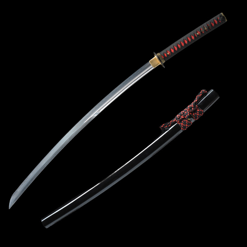 Hand Forged Japanese Samurai Katana Sword 1095 Steel Clay Tempered Dou 