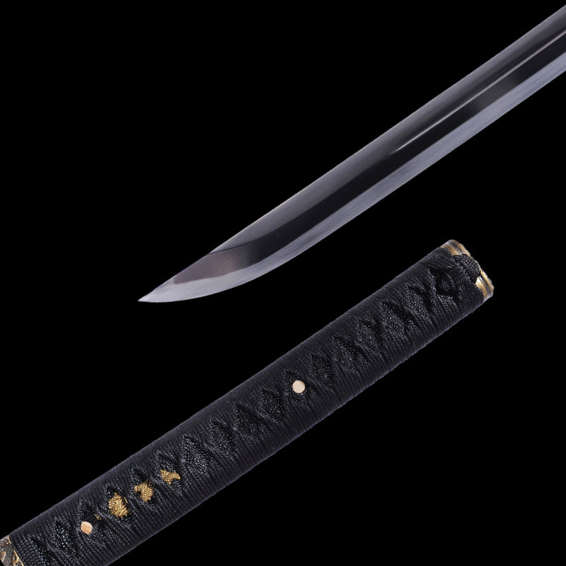 Hand Forged Japanese Samurai Katana Sword 9260 Spring Steel Dragon Tsu 