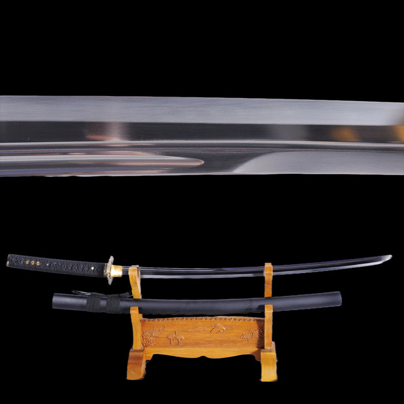 Hand Forged Japanese Samurai Katana Sword 9260 Spring Steel Dragon Tsu 