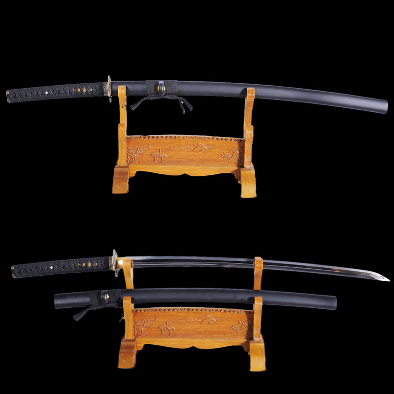Hand Forged Japanese Samurai Katana Sword 9260 Spring Steel Dragon Tsu 