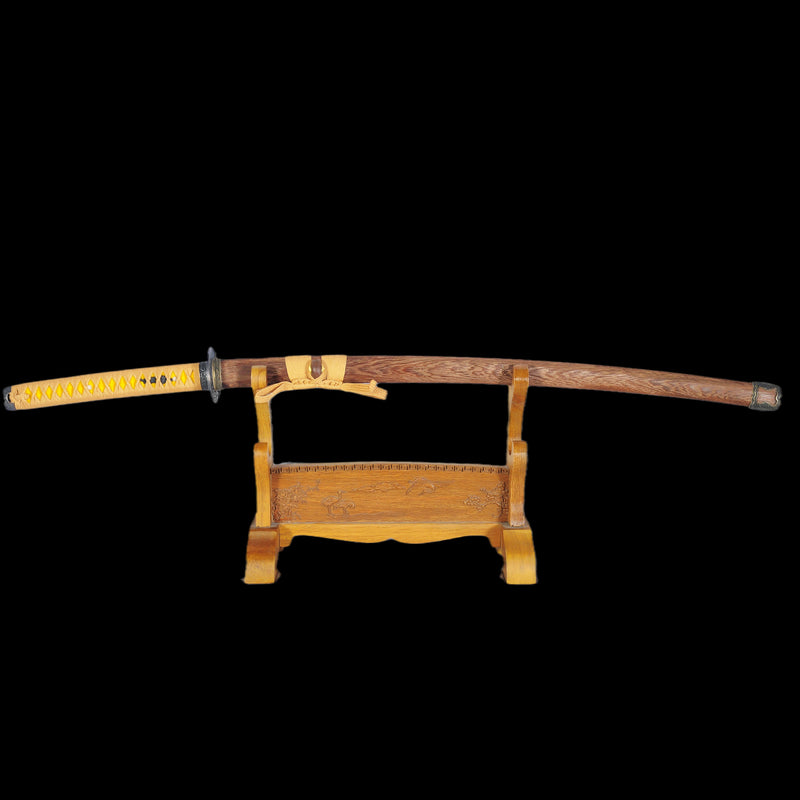 Hand Forged Japanese Samurai Katana Full Tang Folded Steel Katana Sword With Bo-Hi Battle Ready 