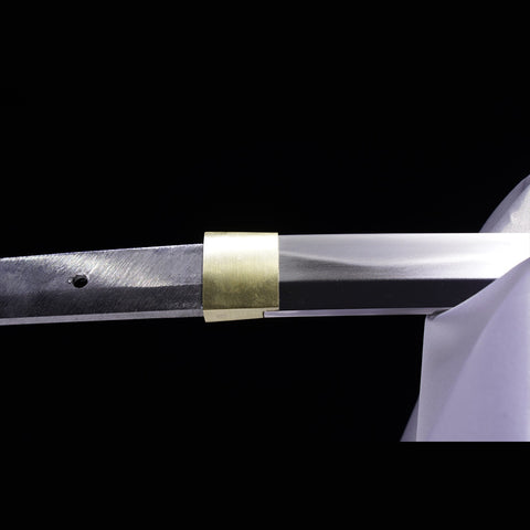 Hand Forged Japanese Samurai Katana Sword High Hardness High Toughness Tool Steel Clay Tempered-COOLKATANA-ZS-0037-U