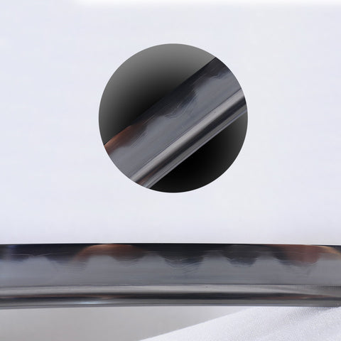 Hand Forged Japanese Samurai Katana Sword Honsanmai Clay Tempered Hazuya Polish Rayskin Saya-COOLKATANA-SL-1362-U
