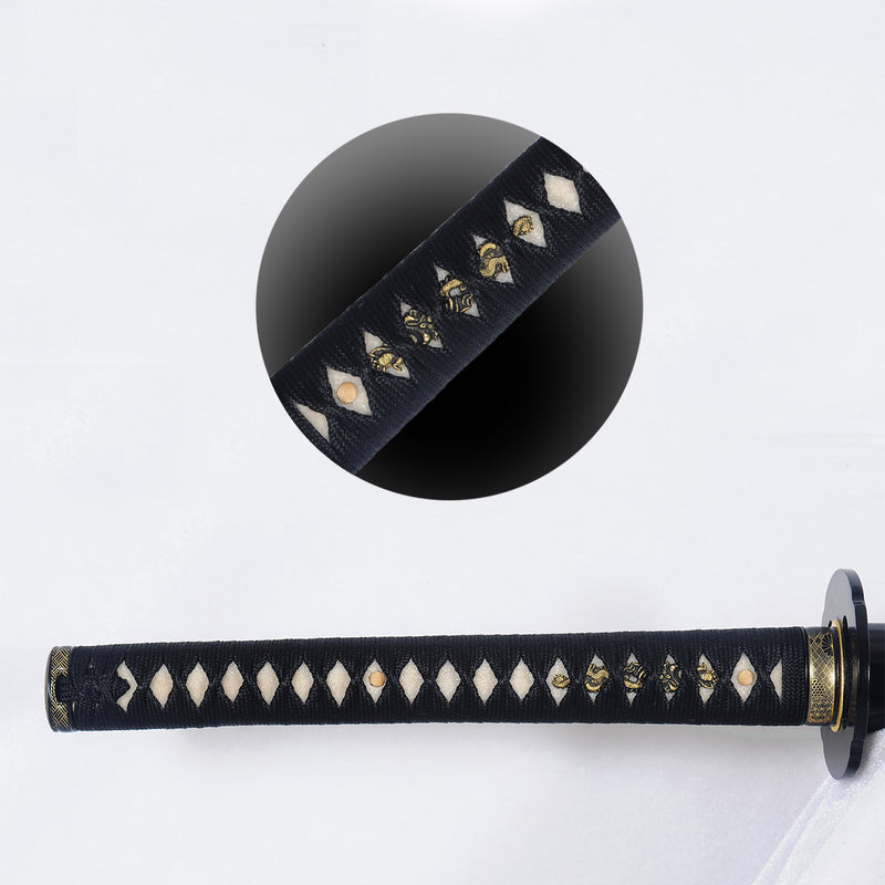Hand Forged Japanese Samurai Katana Sword Kumo(Spider) 1095 High Carbo 