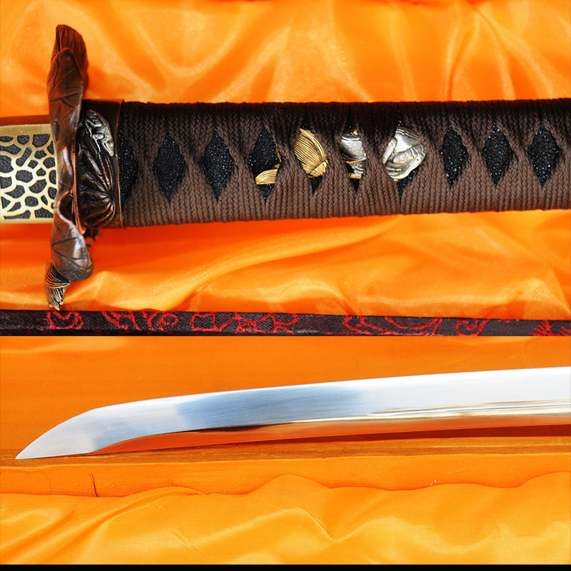 Hand Forged Japanese Samurai Katana Sword O-Kissaki 1095 Carbon Steel  