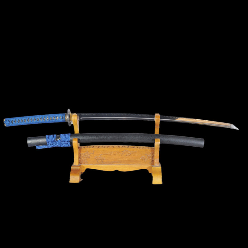 Handgeschmiedetes japanisches Samurai-Katana-Schwert O-Kissaki 1095 High Carbon Steel Clay Tempered Bruce Lee Tsuba - COOLKATANA 