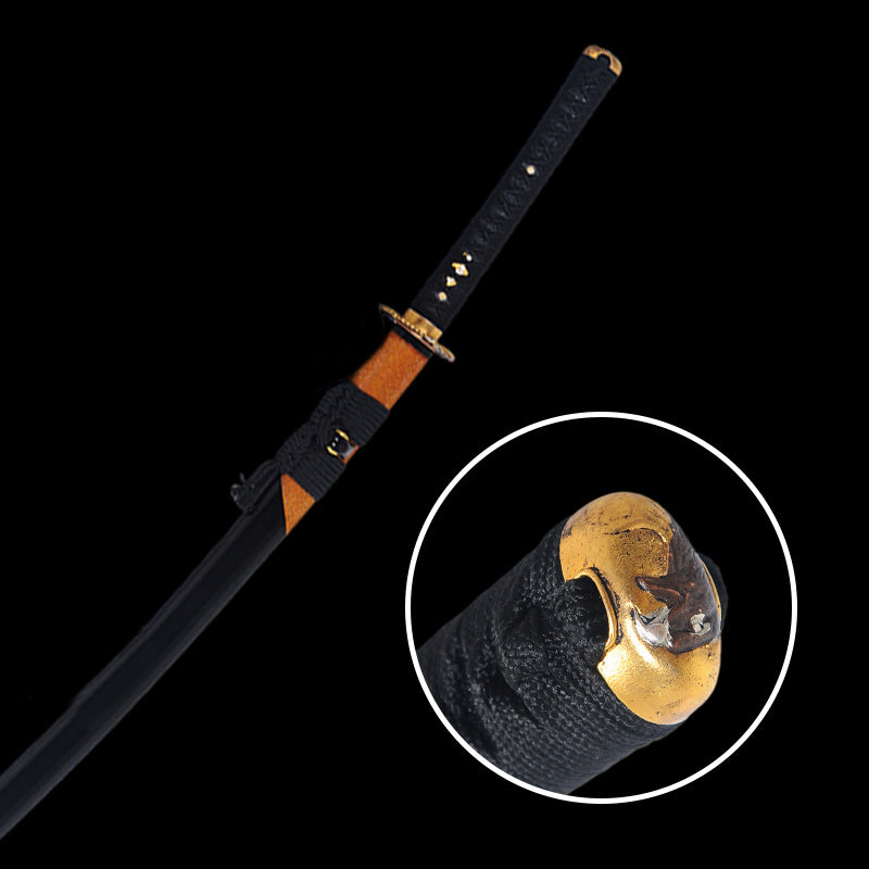 Hand Forged Japanese Samurai Katana Sword T10 Steel Clay Tempered Rays 