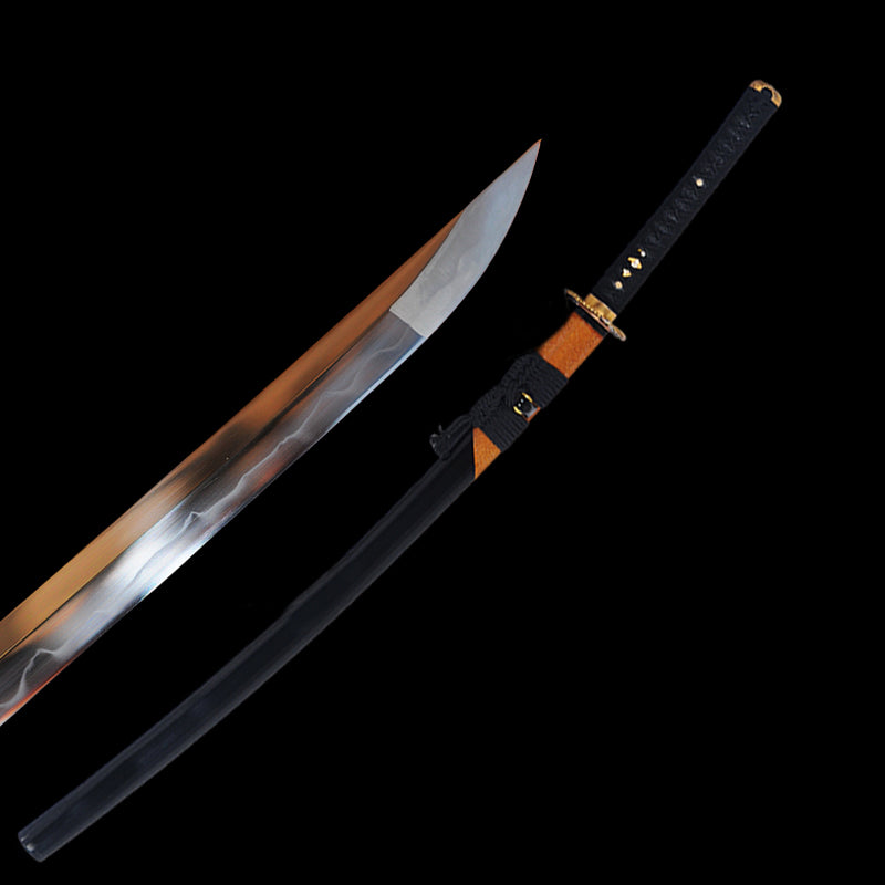 Hand Forged Japanese Samurai Katana Sword T10 Steel Clay Tempered Rays 