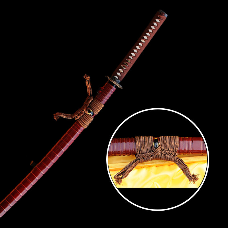 Hand Forged Japanese Samurai Sword Clay Tempered Katana 1095 High Carb 