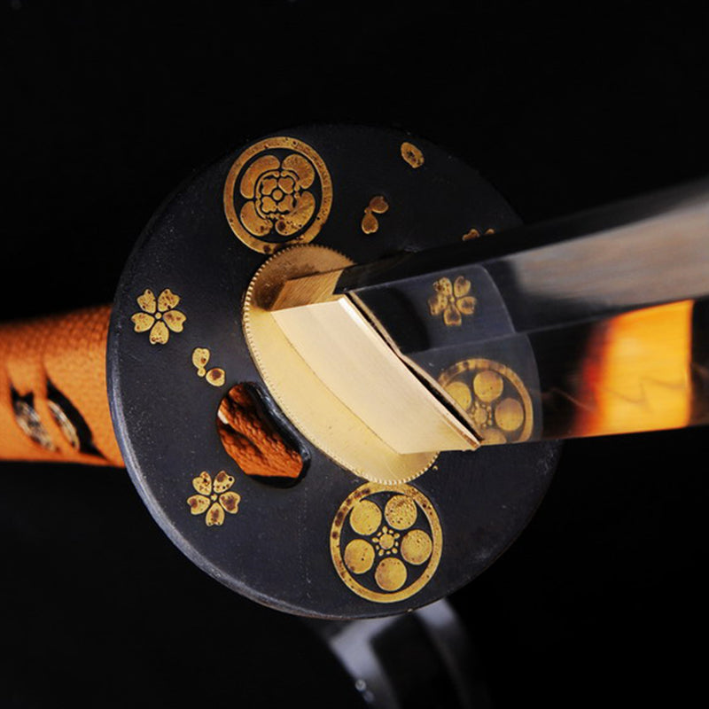 Hand Forged Japanese Samurai Sword Clay Tempered Katana 1095 High Carb 