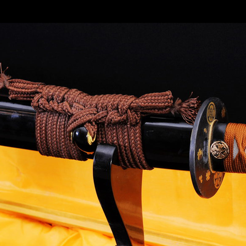 Hand Forged Japanese Samurai Sword Clay Tempered Katana 1095 High Carb 