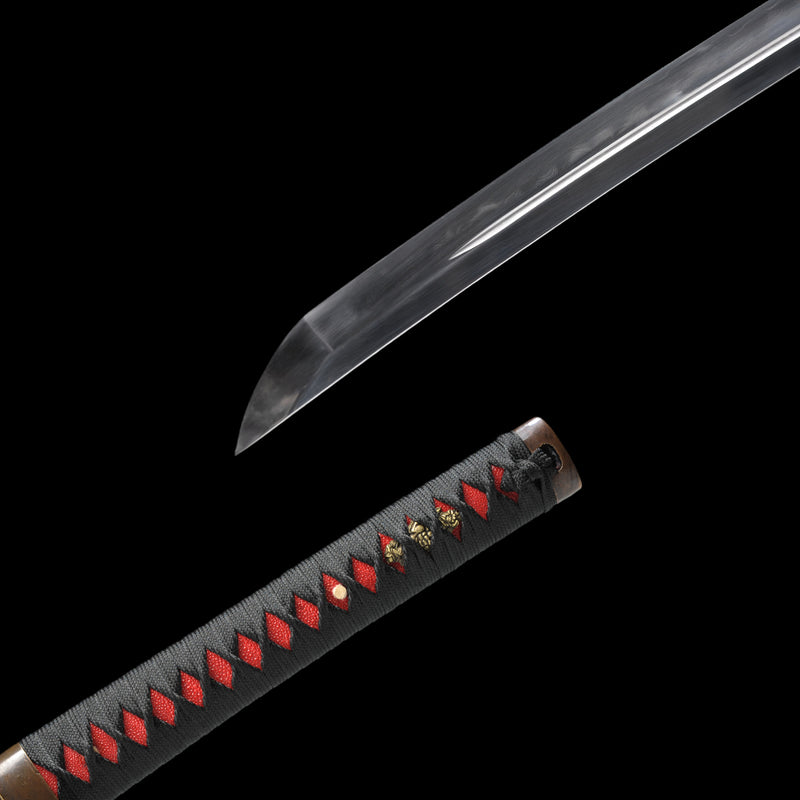 Hand Forged Japanese Samurai Sword Clay Tempered Katana Sanmai Combine 