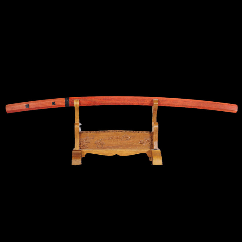 Handgeschmiedetes japanisches Shirasaya-Katana-Schwert aus 1095er Kohlenstoffstahl, gehärtet - COOLKATANA 