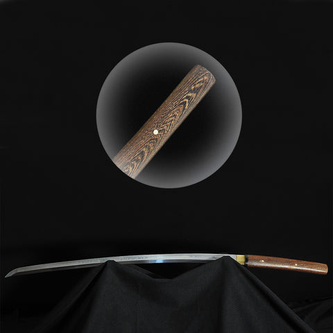 Hand Forged Japanese Shirasaya Katana Sword 1095 High Carbon Steel Clay Tempered-COOLKATANA-SL-1411-U