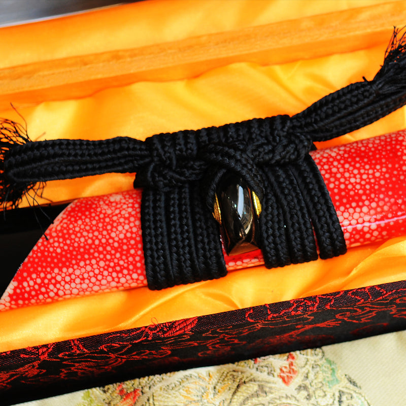 Hand Forged Japanese Wakizashi Sword 1095 Carbon Steel Clay Tempered R 