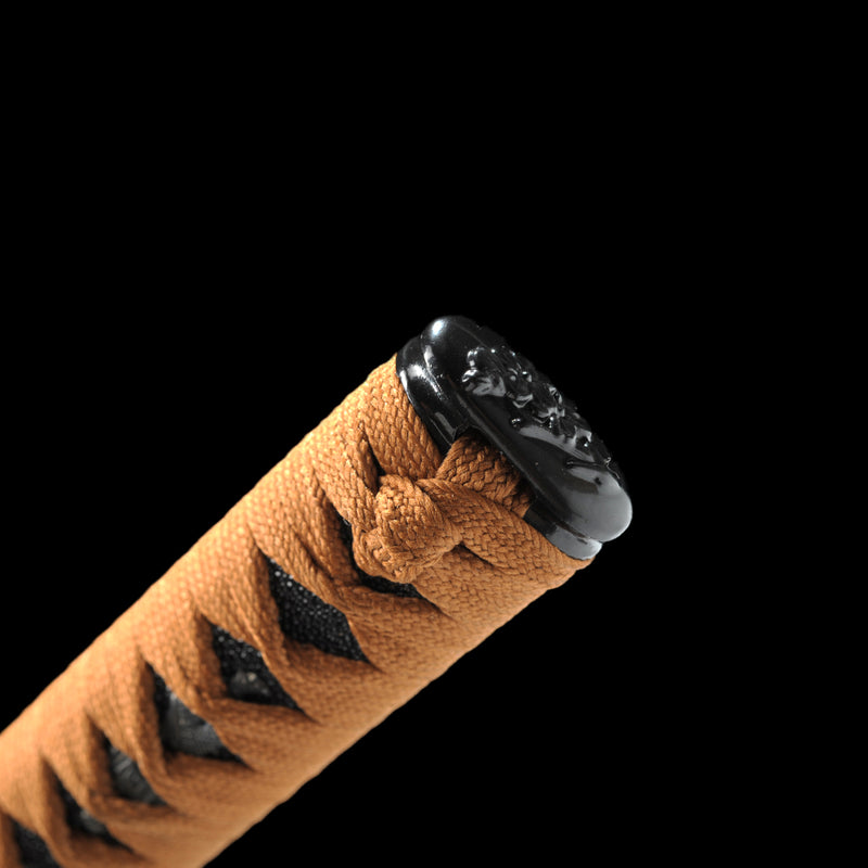 Handgeschmiedetes japanisches Wakizashi-Schwert 1095 Kohlenstoffstahlklinge Full Tang 