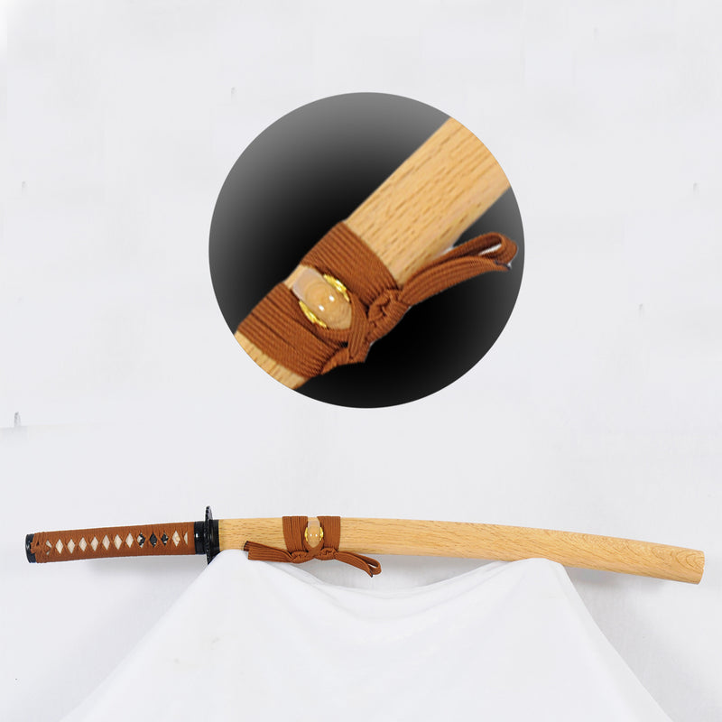 Handgeschmiedetes japanisches Wakizashi-Schwert Blaue Klinge Gefalteter Stahl Tsuba Full Tang Sharp - COOLKATANA 