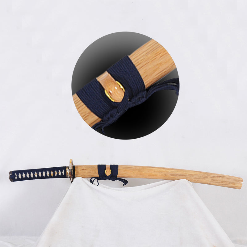 Hand Forged Japanese Wakizashi Sword Damascus Folded Steel Blade Coppe 