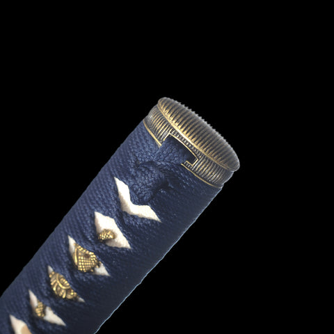 Hand Forged Japanese Wakizashi Sword Damascus Folded Steel Full Tang Sharp-COOLKATANA-SL-1301-U