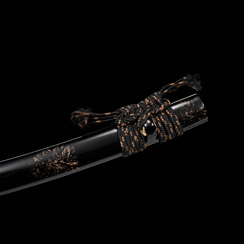 Hand Forged Japanese Wakizashi Sword Damascus Folded Steel Full Tang 