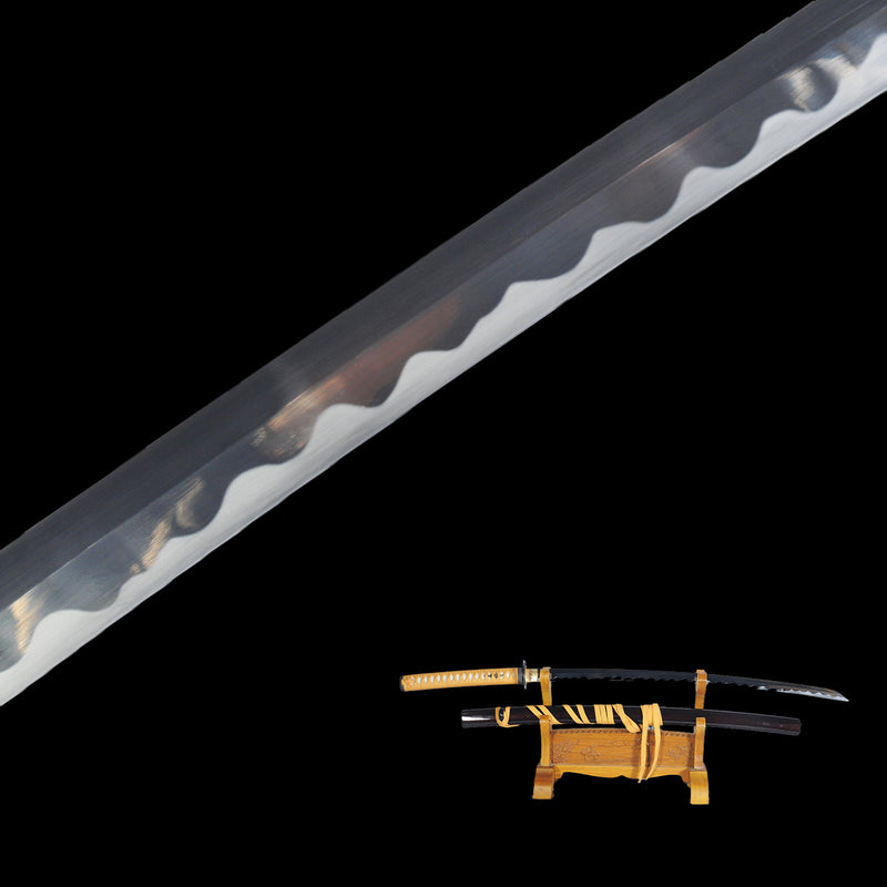 Handgeschmiedetes japanisches Schwert Sakabato Katana von Rurouni Kenshin mit umgekehrter Schneide, kampfbereit aus 1095er Stahl 