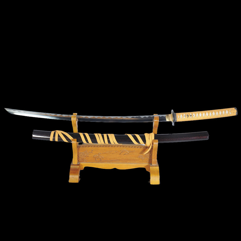Handgeschmiedetes japanisches Schwert Sakabato Katana von Rurouni Kenshin mit umgekehrter Schneide, kampfbereit aus 1095er Stahl 