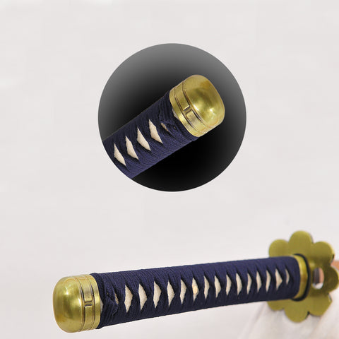 one piece roronoa zoro anime katana Shusui Sword 1095 Carbon Steel Clay Tempered Tsuba SL-1343-U 4
