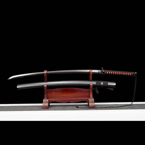 anime sword New Tensa Zangetsu ichigo bankai sword 1060 carbon steel bleach characters ichigo kurosaki-QQ-01302-U-UU COOLKATANA
