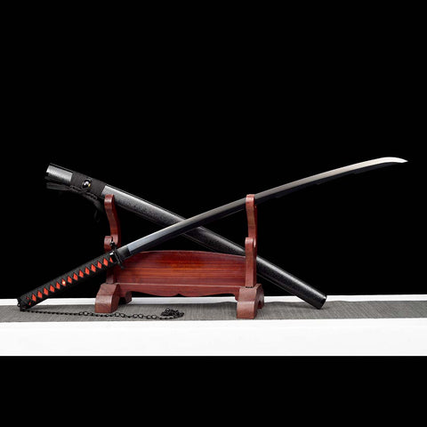 anime sword New Tensa Zangetsu ichigo bankai sword 1060 carbon steel bleach characters ichigo kurosaki-QQ-01302-U-UU COOLKATANA 2