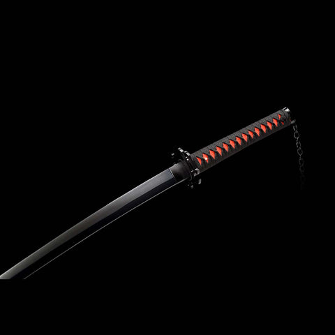 anime sword New Tensa Zangetsu ichigo bankai sword 1060 carbon steel bleach characters ichigo kurosaki Tsuba-QQ-01302-U-UU COOLKATANA 7
